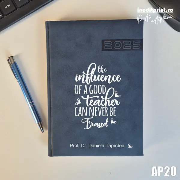 Agenda personalizata 2025 Good Teacher AP20 ALBASTRU TEANO, DELUXE PREMIUM