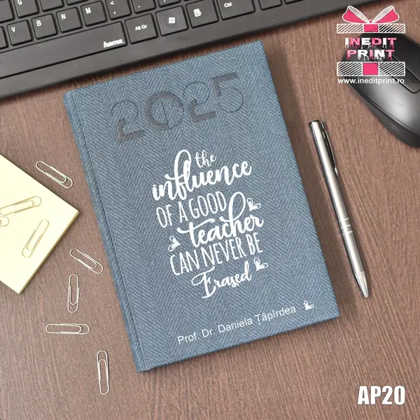 Agenda personalizata 2025 Good Teacher AP20 DELUXE PREMIUM, ALBASTRU BARD