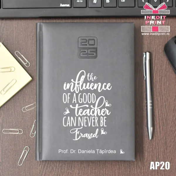 Agenda personalizata 2025 Good Teacher AP20 GRI INCHIS, STANDARD HT2