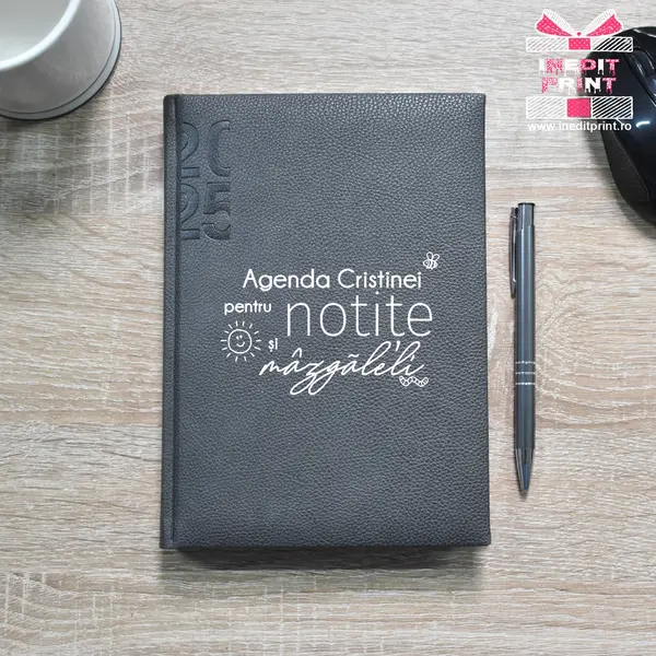 Agenda personalizata 2025 mazgaleli AP1 DELUXE H, Maro