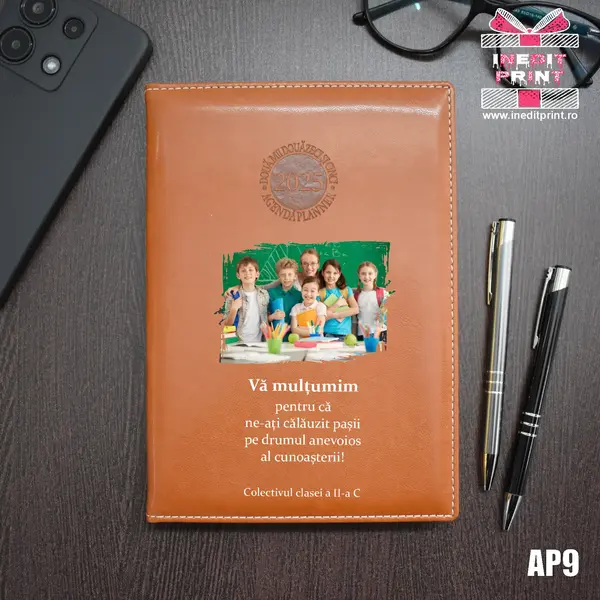 Agenda personalizata 2025 Multumiri AP9 MARO AMSTERDAM, DELUXE PREMIUM