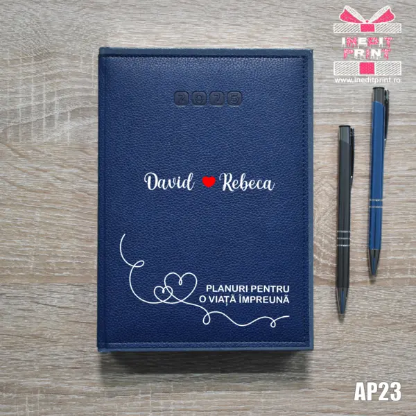 Agenda personalizata 2025 Planuri AP23 ALBASTRU-ALGHERO, DELUXE PREMIUM