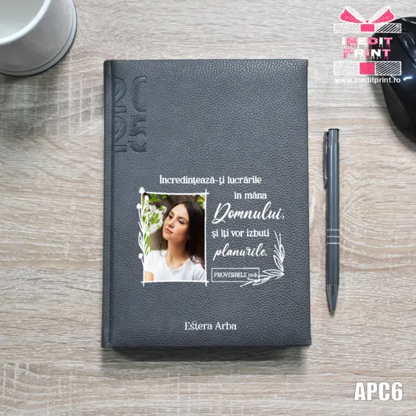 Agenda personalizata 2025 Proverbele 16:3 APC6 DELUXE H, MARO