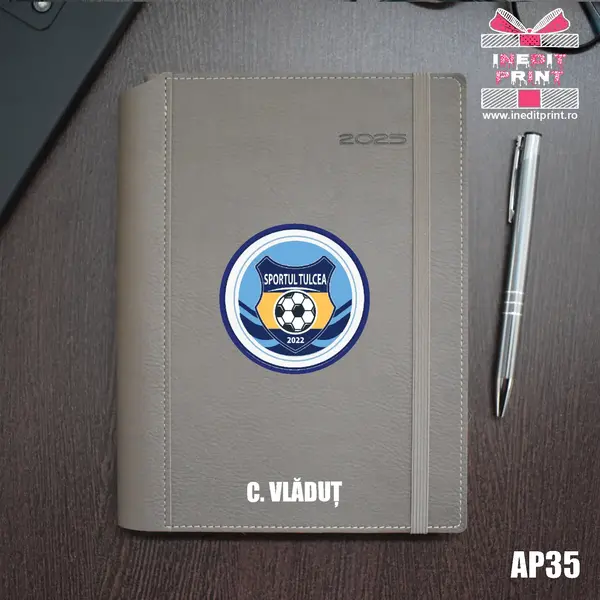 Agenda personalizata 2025 Sport AP35 DELUXE PREMIUM, BEJ BORNEO