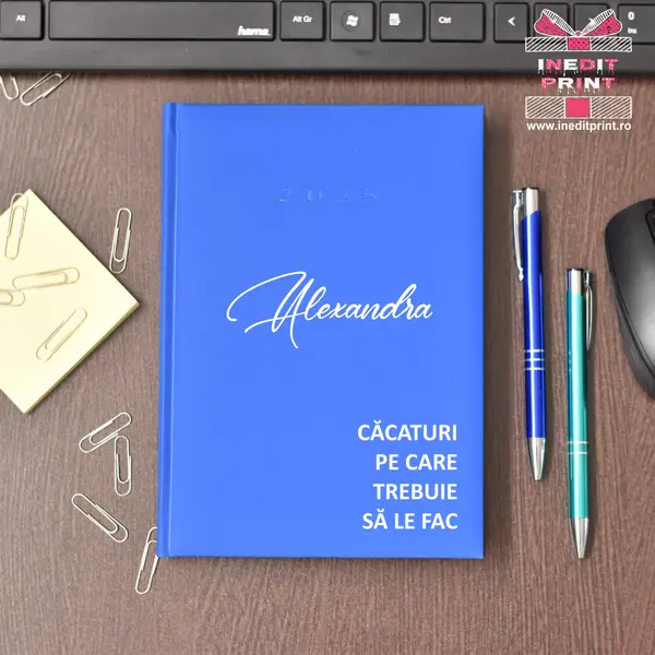 Agenda personalizata 2025 To do list AP6 ALBASTRU DESCHIS, STANDARD H1
