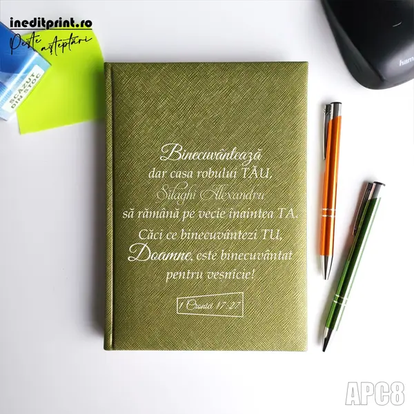 Agenda personalizata 2026 1 Cronici 17:27 APC8 NEDATATA RT, Verde-Adria