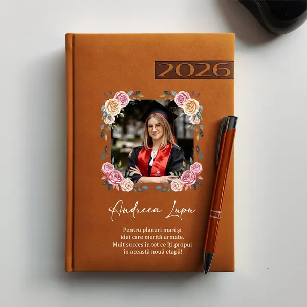 Agenda personalizata 2026 absolvent AP45 DELUXE PREMIUM, Teano Maro