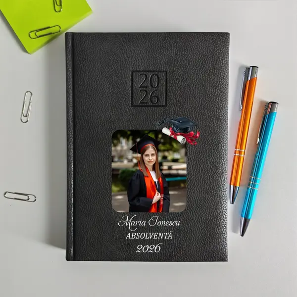Agenda personalizata 2026 absolvent AP46 DELUXE H, Edolo Maro