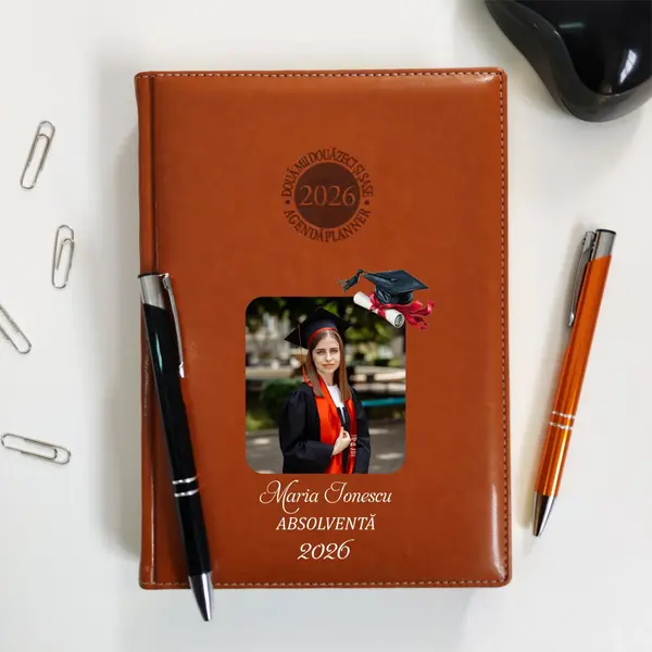 Agenda personalizata 2026 absolvent AP46 DELUXE PREMIUM, Amsterdam Maro