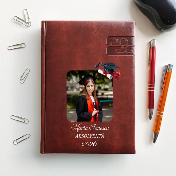 Agenda personalizata 2026 absolvent AP46 DELUXE PREMIUM, Narni Maro
