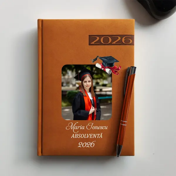 Agenda personalizata 2026 absolvent AP46 DELUXE PREMIUM, Teano Maro