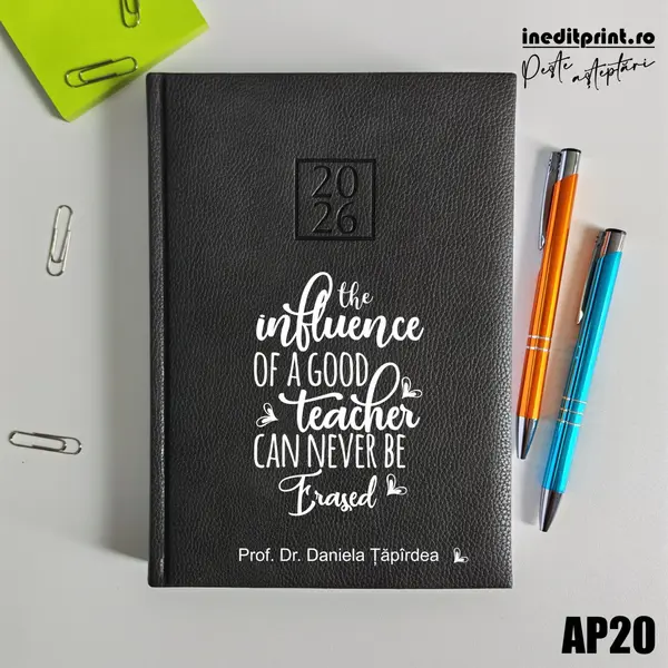 Agenda personalizata 2026 Good Teacher AP20 DELUXE H, Edolo Maro