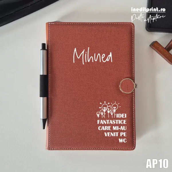 Agenda personalizata 2026 Idei noi AP10 NEDATATA AD, Maro CP