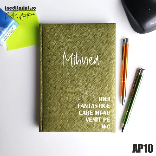 Agenda personalizata 2026 Idei noi AP10 NEDATATA RT, Verde-Adria