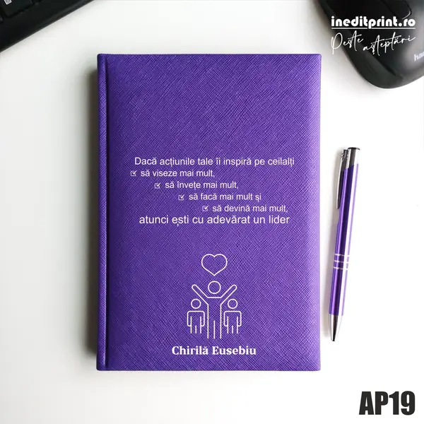 Agenda personalizata 2026 Lider adevarat AP19 NEDATATA RT, Mov-Adria