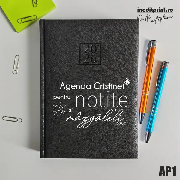 Agenda personalizata 2026 mazgaleli - AP1 DELUXE H, Edolo Maro