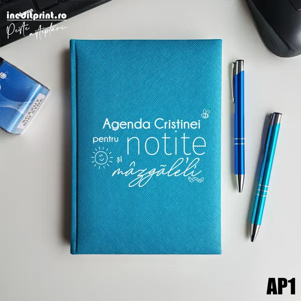 Agenda personalizata 2026 mazgaleli - AP1 NEDATATA RT, Turcoaz-Adria