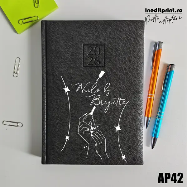 Agenda personalizata 2026 Nails By AP42 DELUXE H, Edolo Maro
