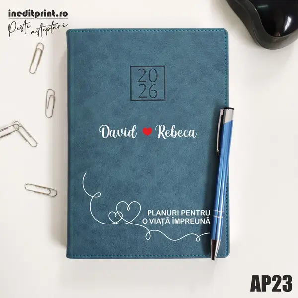 Agenda personalizata 2026 Planuri AP23 DELUXE PREMIUM, Chianti Verde Cyprus
