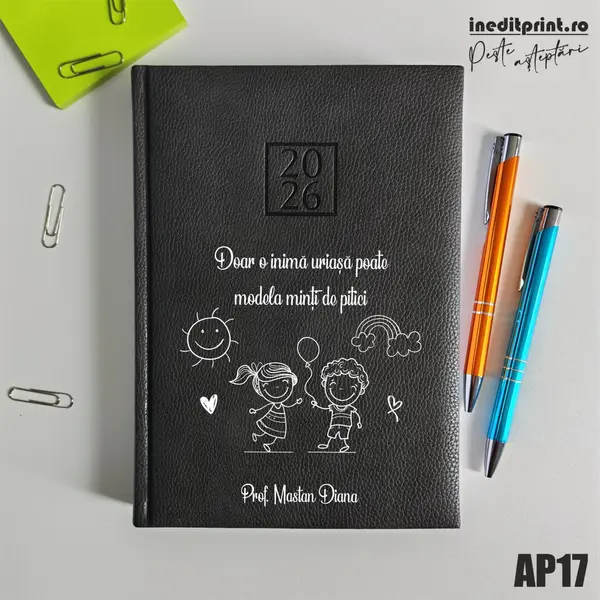 Agenda personalizata 2026 Profesoara AP17 DELUXE H, Edolo Maro