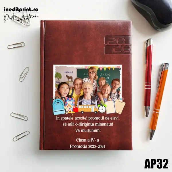 Agenda personalizata 2026 Profesori AP32 DELUXE PREMIUM, Narni Maro