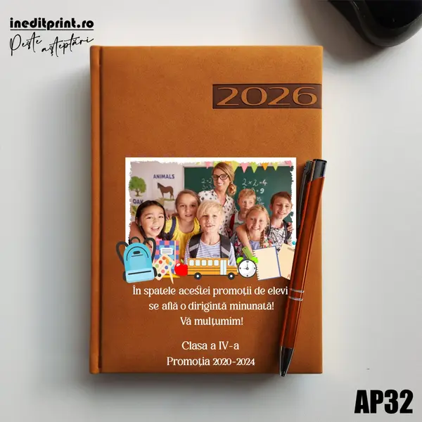 Agenda personalizata 2026 Profesori AP32 DELUXE PREMIUM, Teano Maro