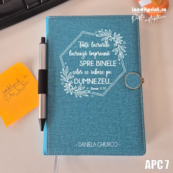 Agenda personalizata 2026 Romani 8:28 APC7 NEDATATA AD, TURCOAZ CP