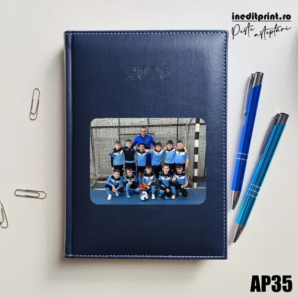 Agenda personalizata 2026 Sport AP35 DELUXE H, Corinaldo Albastru
