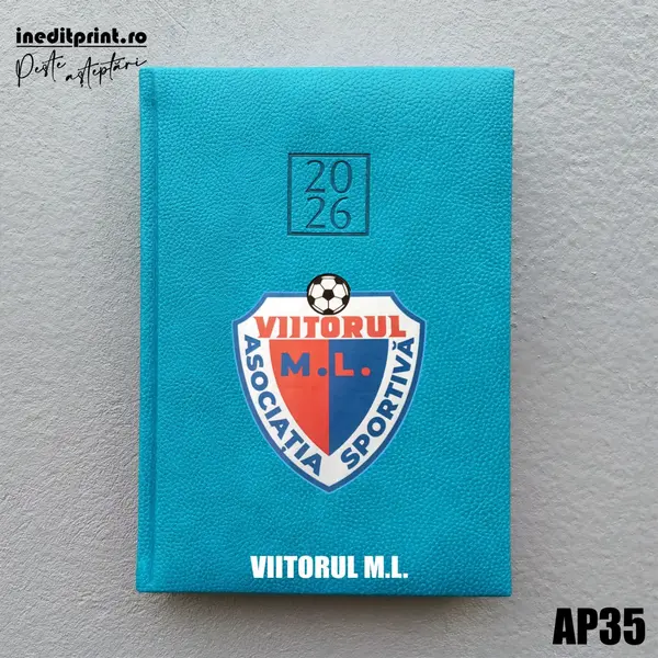 Agenda personalizata 2026 Sport AP35 DELUXE H, Edolo Turcoaz