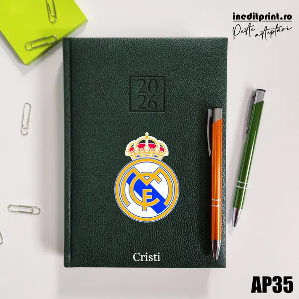 Agenda personalizata 2026 Sport AP35 DELUXE H, Edolo Verde