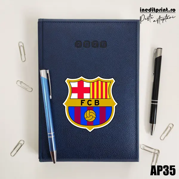 Agenda personalizata 2026 Sport AP35 DELUXE PREMIUM, Alghero Albastru
