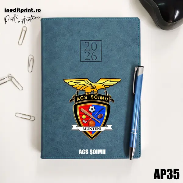 Agenda personalizata 2026 Sport AP35 DELUXE PREMIUM, Chianti Verde Cyprus