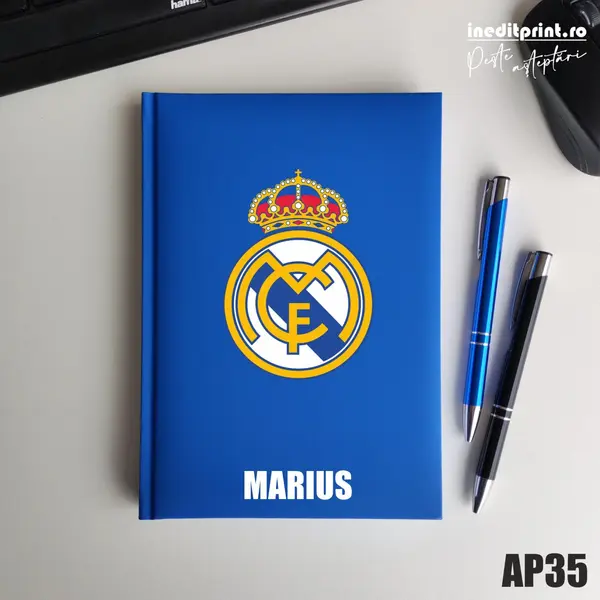 Agenda personalizata 2026 Sport AP35 NEDATATA RT, ALBASTRU