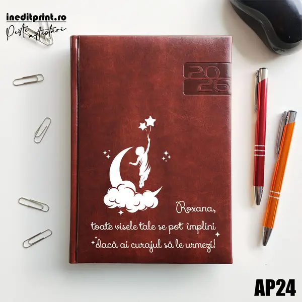 Agenda personalizata 2026 Visele tale AP24 DELUXE PREMIUM, Narni Maro