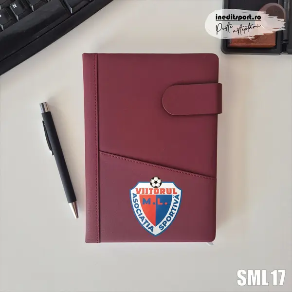Agenda personalizata A.S. Viitorul M.L. SML17 NEDATATA AD, BORDO CB