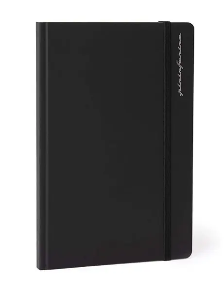 Agenda Pininfarina Notes - neagra, randuri late