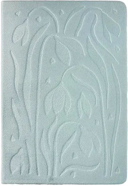 Agendă Victoria's Journals Velvet - 80 foi, albastru deschis