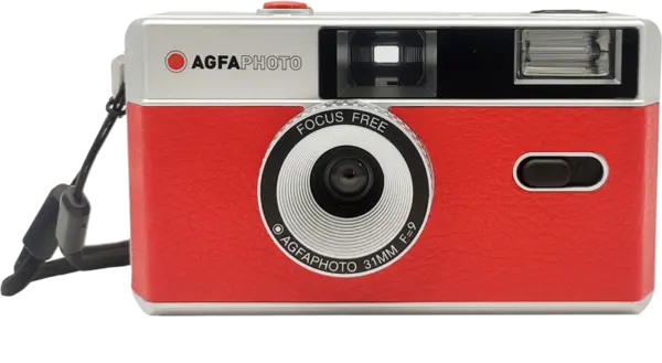 Agfaphoto Reusable Camera 35mm Red, Aparat foto analog, film