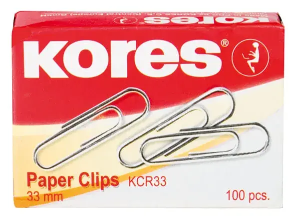 Agrafe zincate 33 mm 100/cutie Kores Agrafe zincate 33 mm 100/cutie Kores