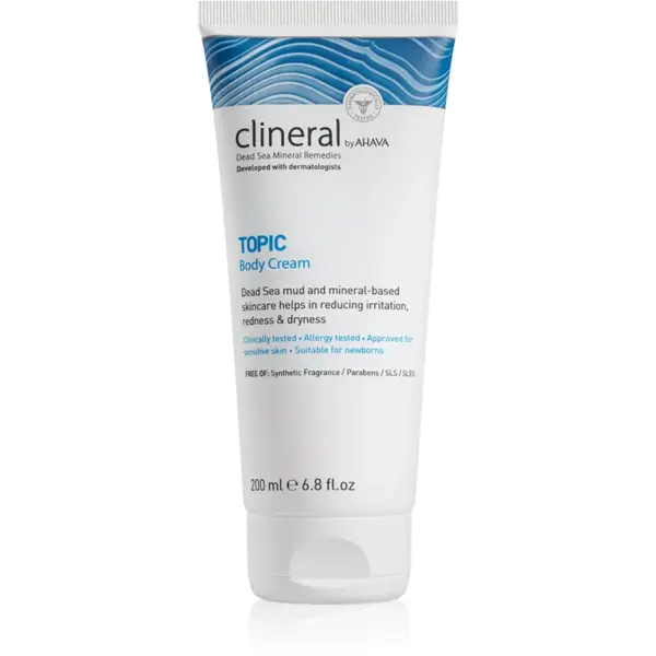 AHAVA Clineral TOPIC crema de corp cu efect de calmare pentru piele atopica 200 ml