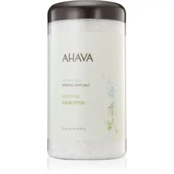AHAVA Dead Sea Salt Soothing Eucalyptus sare de baie cu minerale din Marea Moarta