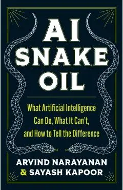 AI Snake Oil: What Artificial Intelligence Can Do, What It Can't, and How to Tell the Difference - Arvind Narayanan