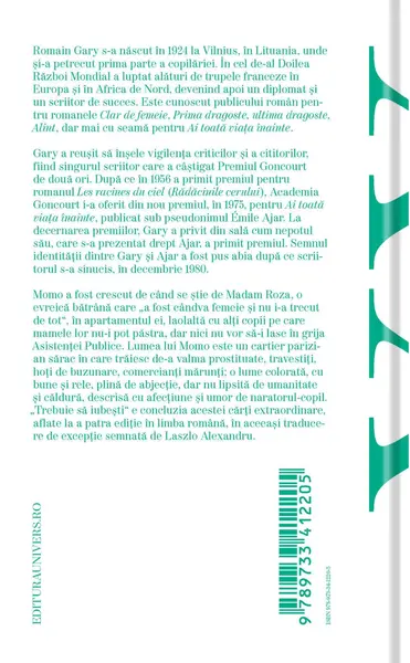Ai toata viata inainte | Romain Gary