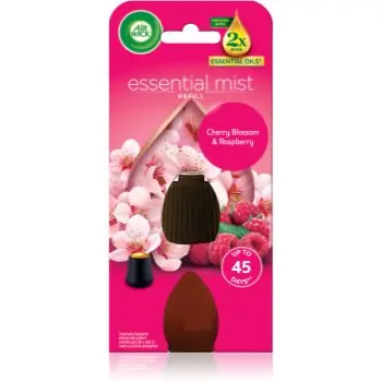 Air Wick Essential Mist Cherry Blossom & Raspberry reumplere în aroma difuzoarelor