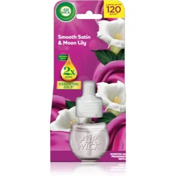 Air Wick Essential Oils Smooth Satin & Moon Lily rezervă pentru difuzorul electric