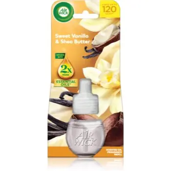 Air Wick Essential Oils Sweet Vanilla & Shea Butter rezervă pentru difuzorul electric