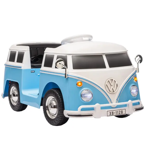 AIYAPLAY Mașină electrică pentru copii, vehicul 12V pentru copii cu MP3, motor dublu, vehicul electric cu claxon, pornire lină, 89x49x41,5 cm, Albastru | Aosom Romania