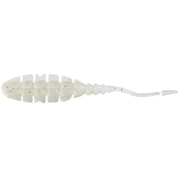 Aji Worm Naf Naf 5cm Clear Lum Silver Glitter