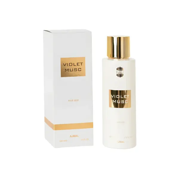 Ajmal - Hair Mist Violet Musc, parfum de par, unisex, 100 ml