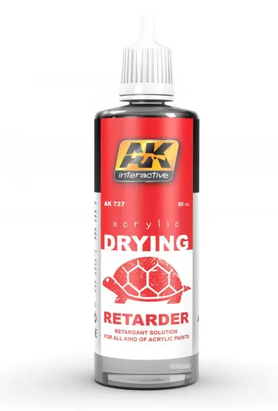 AK Interactive - Încetinitor de uscare pentru vopsele acrilice, 60 ml
